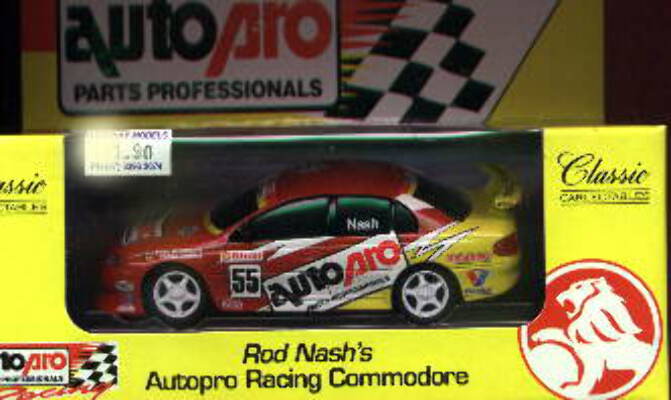 1:43 Classic Carlectables 1055 VT Holden Commodore 'Auto Pro Parts Professionals' Rod Nash Red/Yellow No.55 .